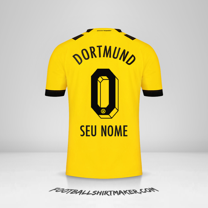 Camisa Borussia Dortmund 2022/2023 -  seu nome - 0