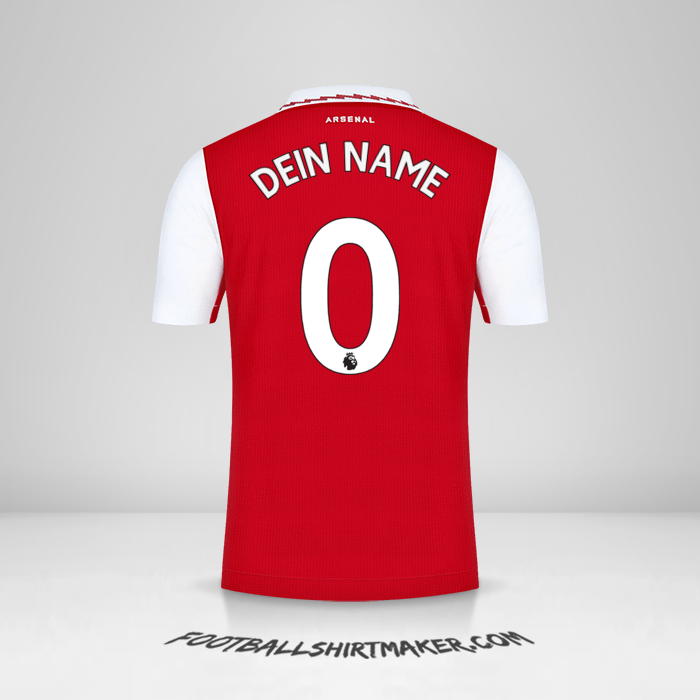 Trikot Arsenal 2022/2023 -  dein name - 0