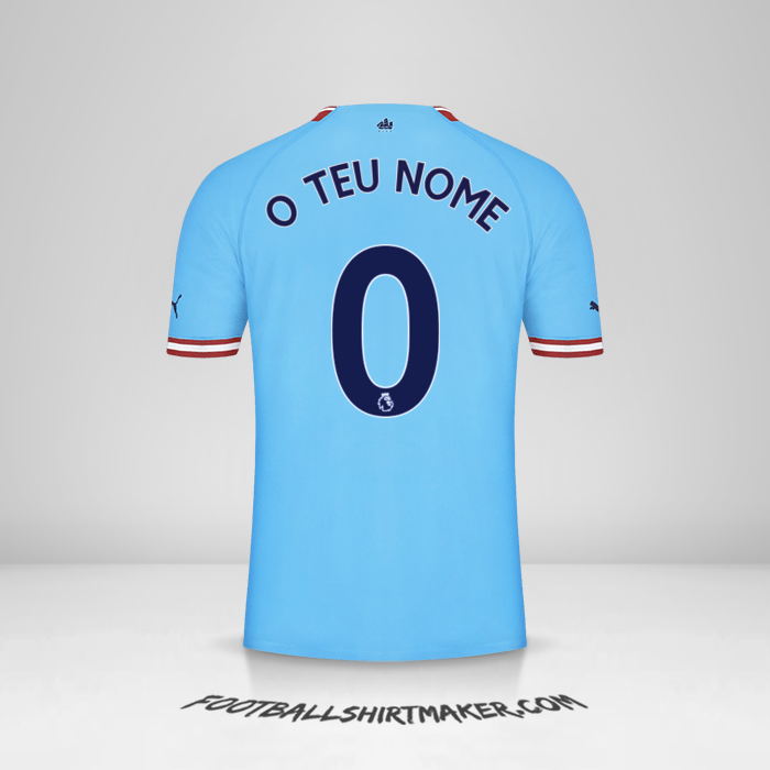 Camisola Manchester City 2022/2023 -  o teu nome - 0