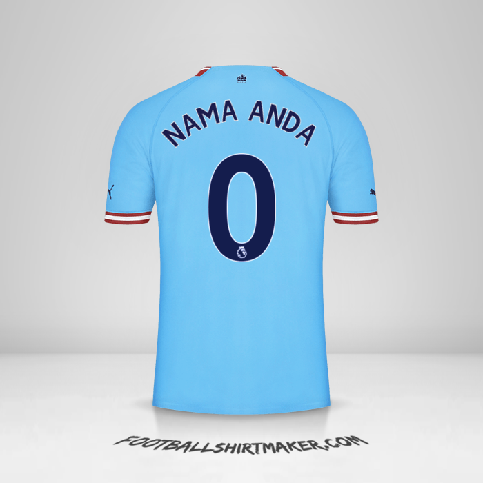 Jersey Manchester City 2022/2023 -  nama anda - 0