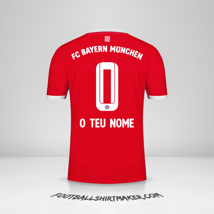 Camisola FC Bayern Munchen 2022/2023 -  o teu nome - 0