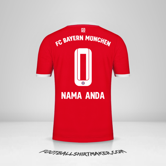 Jersey FC Bayern Munchen 2022/2023 -  nama anda - 0