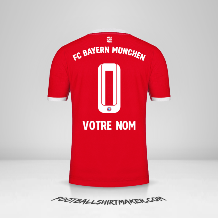 Maillot FC Bayern Munchen 2022/2023 -  votre nom - 0