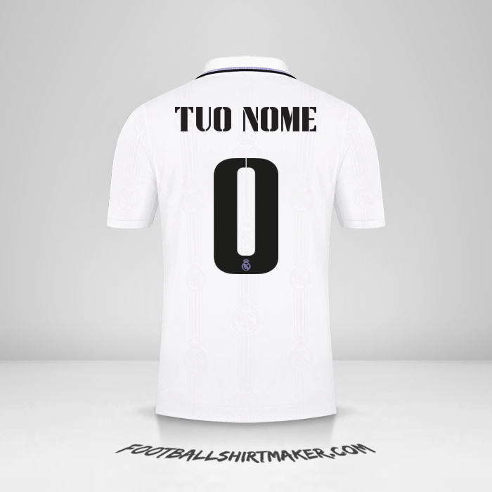 Maglia Real Madrid CF 2022/2023 Cup -  tuo nome - 0