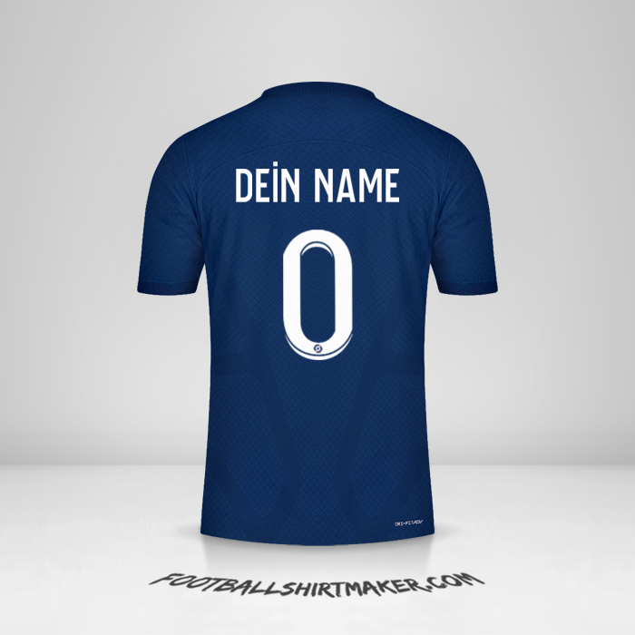 Trikot Paris Saint Germain 2022/2023 -  dein name - 0