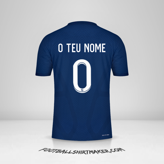 Camisola Paris Saint Germain 2022/2023 -  o teu nome - 0