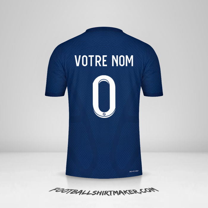 Maillot Paris Saint Germain 2022/2023 -  votre nom - 0