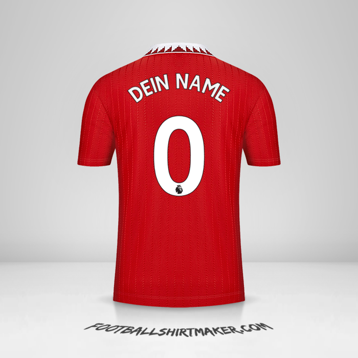 Trikot Manchester United 2022/2023 -  dein name - 0