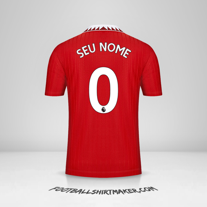 Camisa Manchester United 2022/2023 -  seu nome - 0