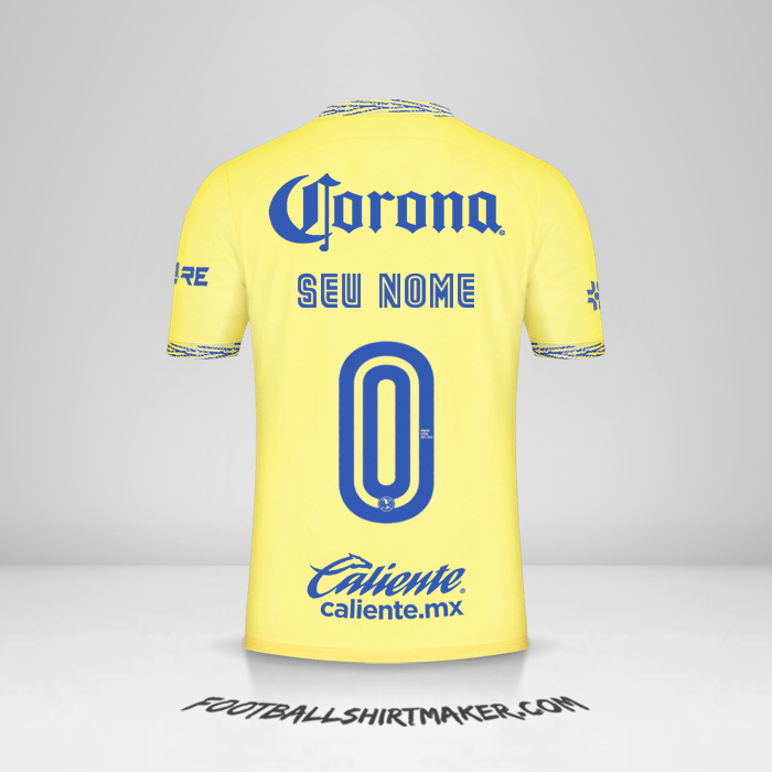 Camisa Club America 2022/2023 -  seu nome - 0