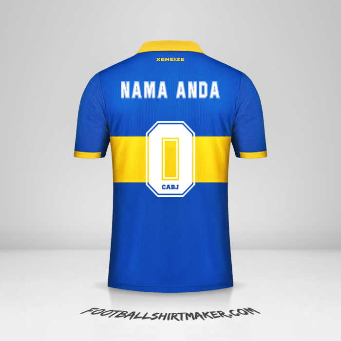 Jersey Boca Juniors 2022/2023 -  nama anda - 0