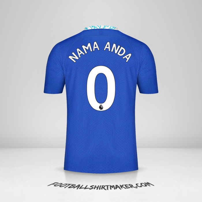 Jersey Chelsea 2022/2023 -  nama anda - 0