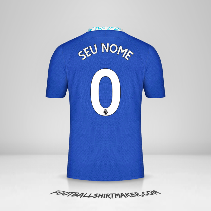 Camisa Chelsea 2022/2023 -  seu nome - 0