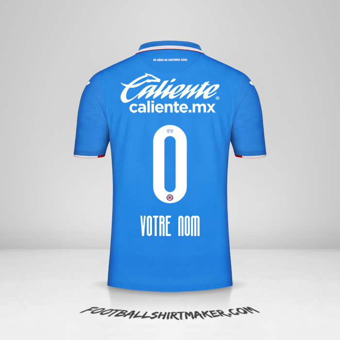 Maillot Cruz Azul 2022/2023 -  votre nom - 0