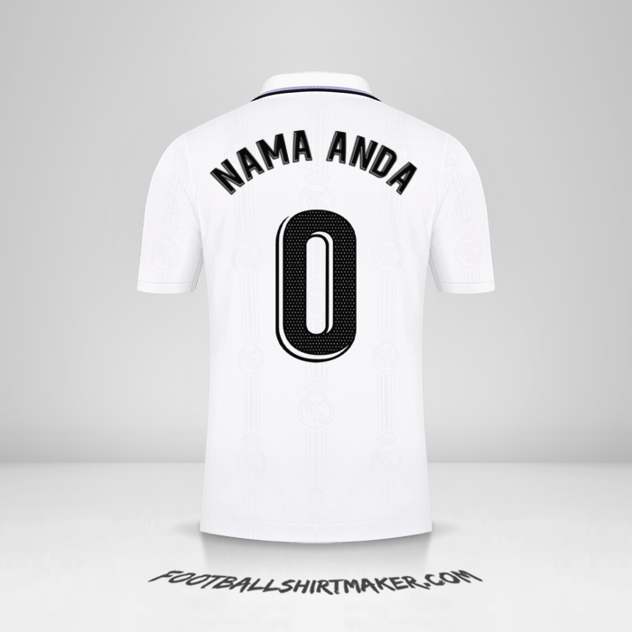 Jersey Real Madrid CF 2022/2023 -  nama anda - 0