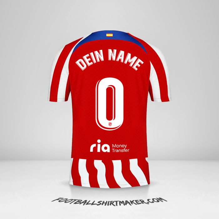 Trikot Atletico Madrid 2022/2023 -  dein name - 0