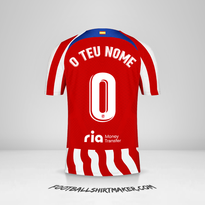 Camisola Atletico Madrid 2022/2023 -  o teu nome - 0