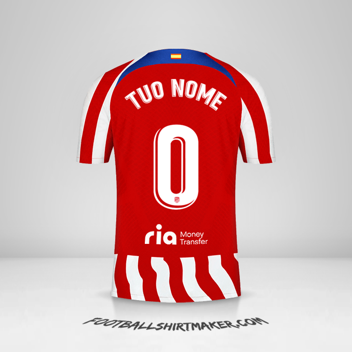 Maglia Atletico Madrid 2022/2023 -  tuo nome - 0