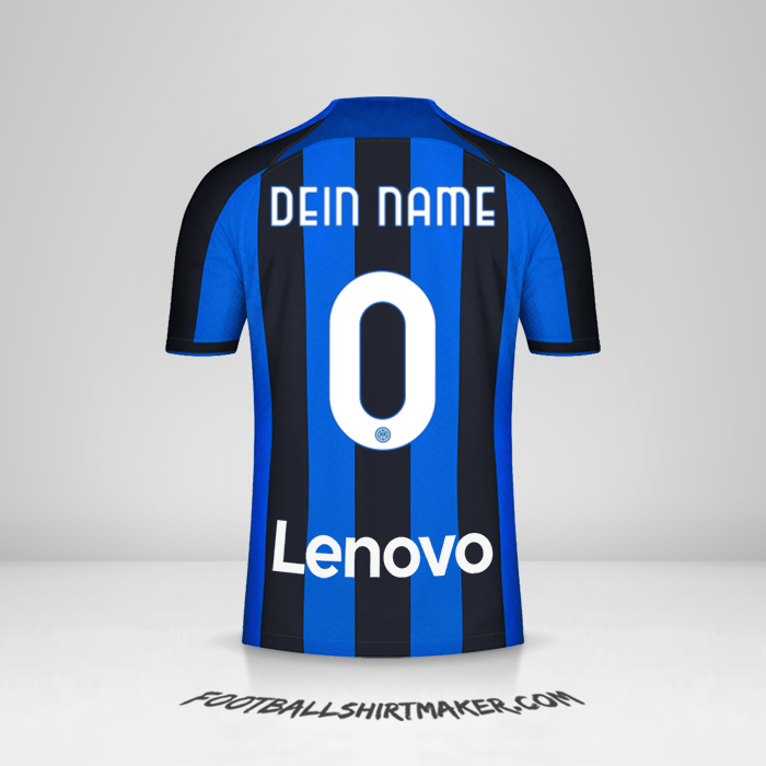 Trikot Inter 2022/2023 -  dein name - 0