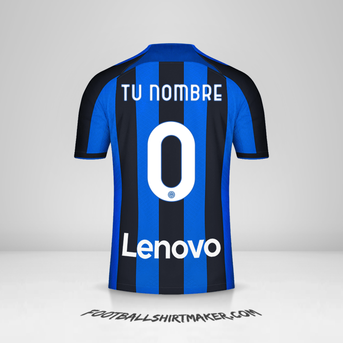 Jersey Inter 2022/2023 -  tu nombre - 0