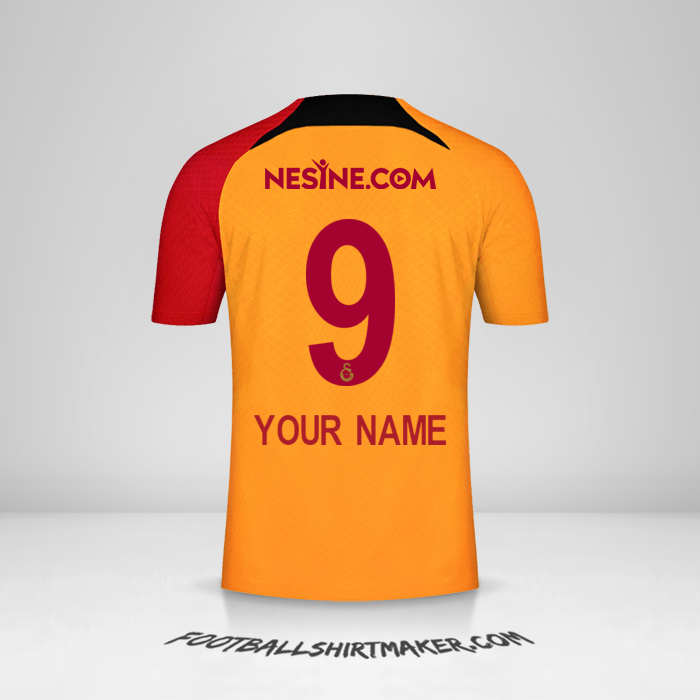 Galatasaray SK 2022/2023 shirt number 9 your name