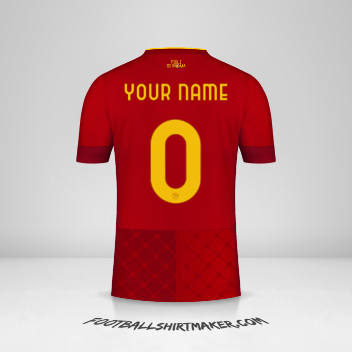 Shirt AS Roma 2022/2023 -  your name - 0