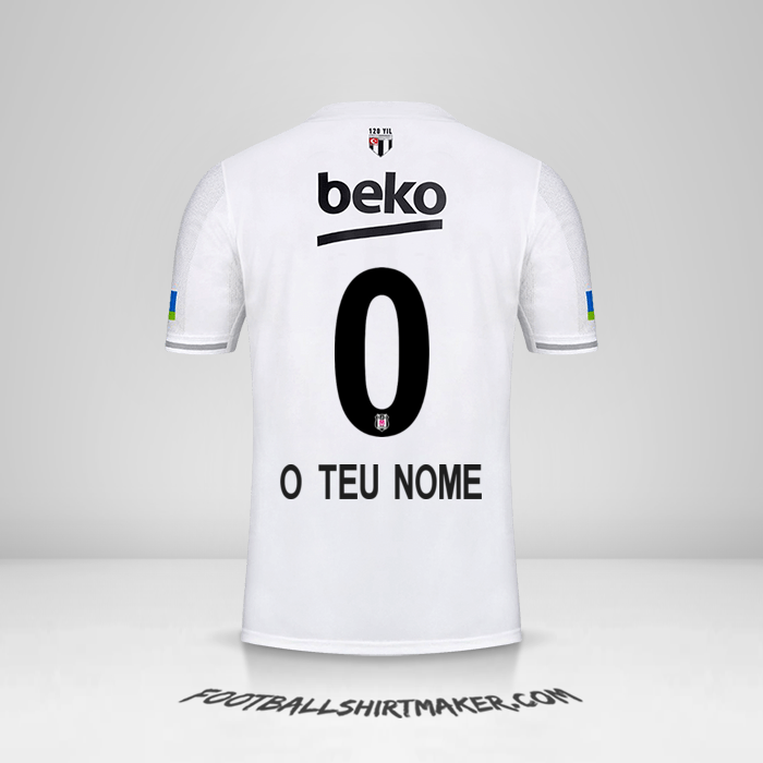 Camisola Besiktas JK 2022/2023 -  o teu nome - 0