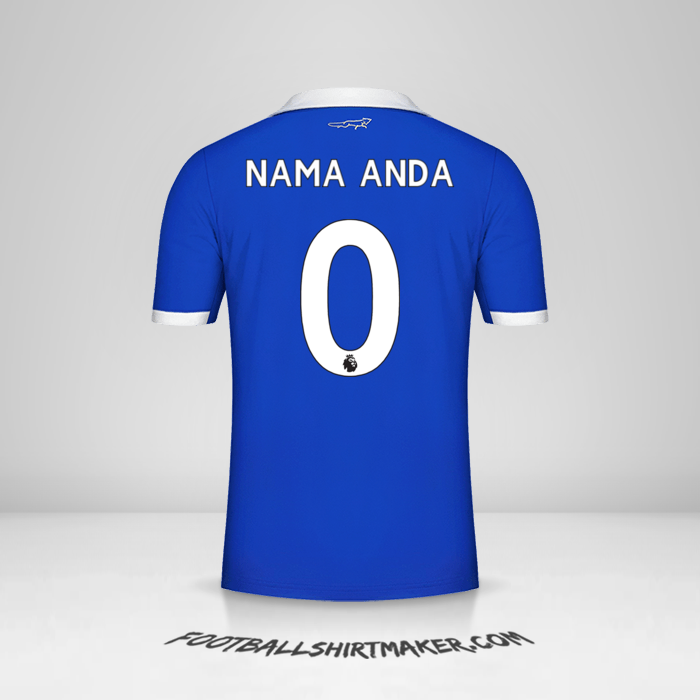 Jersey Leicester City FC 2022/2023 -  nama anda - 0