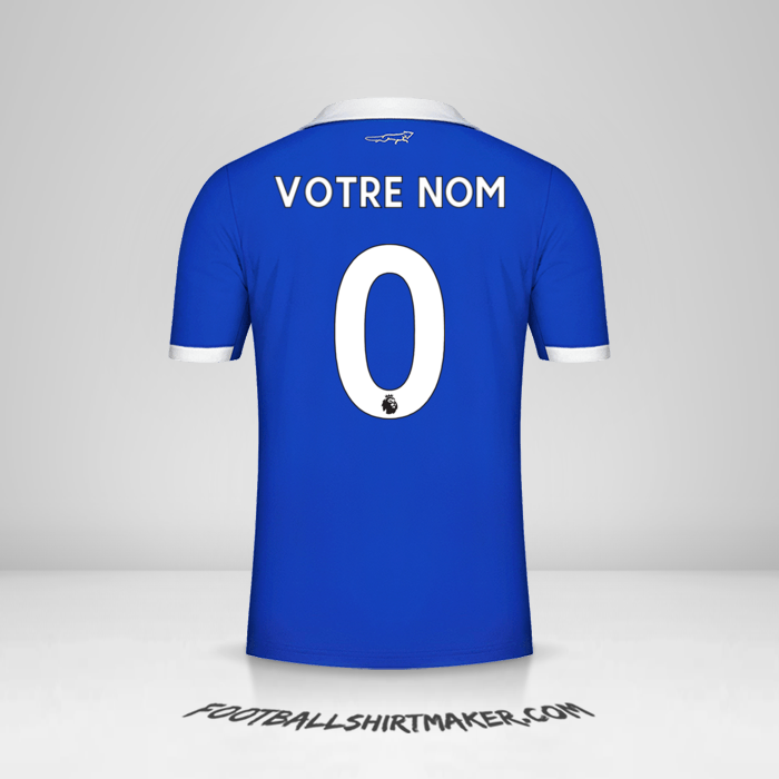 Maillot Leicester City FC 2022/2023 -  votre nom - 0