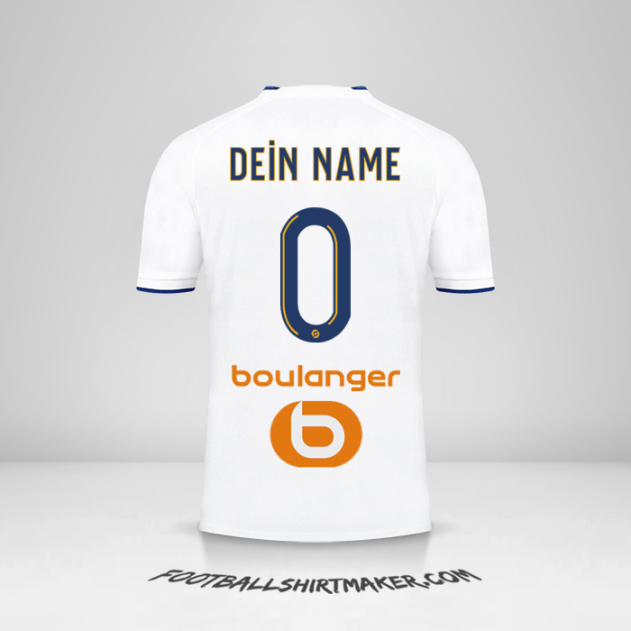 Trikot Olympique de Marseille 2022/2023 -  dein name - 0