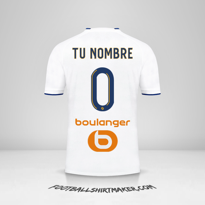 Camiseta Olympique de Marseille 2022/2023 -  tu nombre - 0