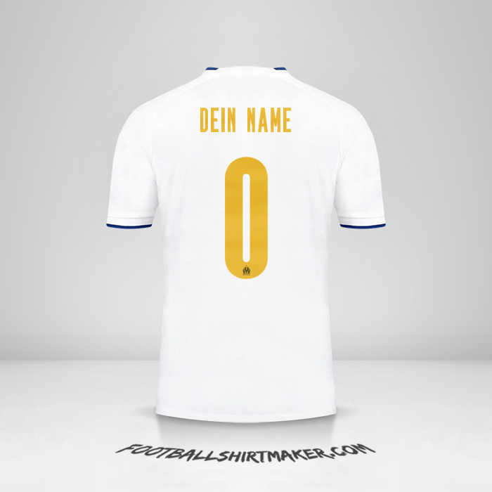 Trikot Olympique de Marseille 2022/2023 Cup -  dein name - 0