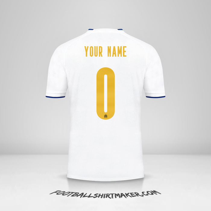 Jersey Olympique de Marseille 2022/2023 Cup -  your name - 0