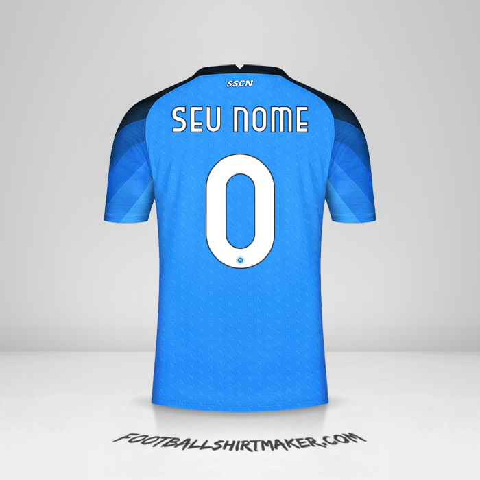 Camisa SSC Napoli 2022/2023 -  seu nome - 0