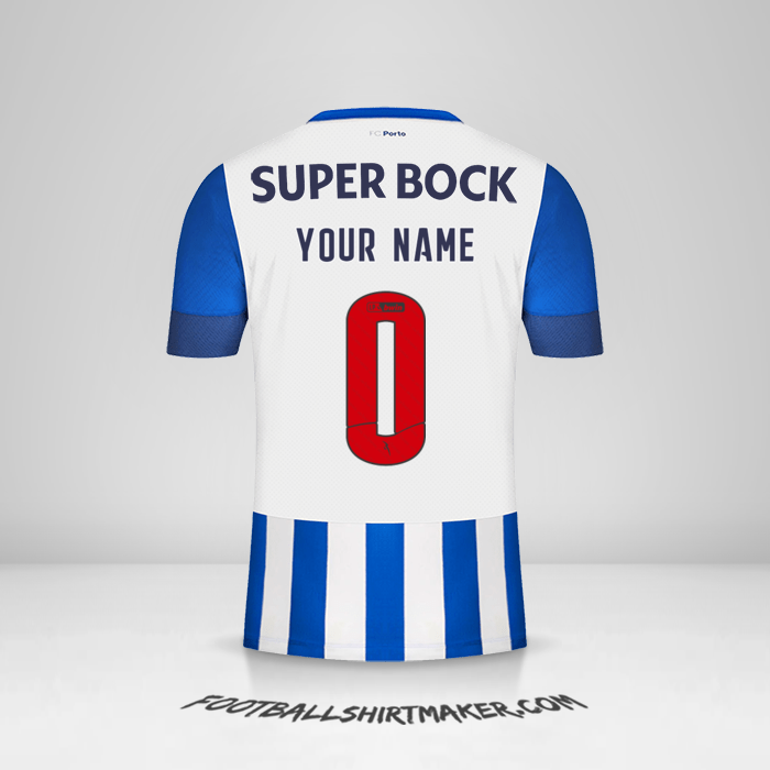 FC Porto 2022/2023 shirt number 0 your name