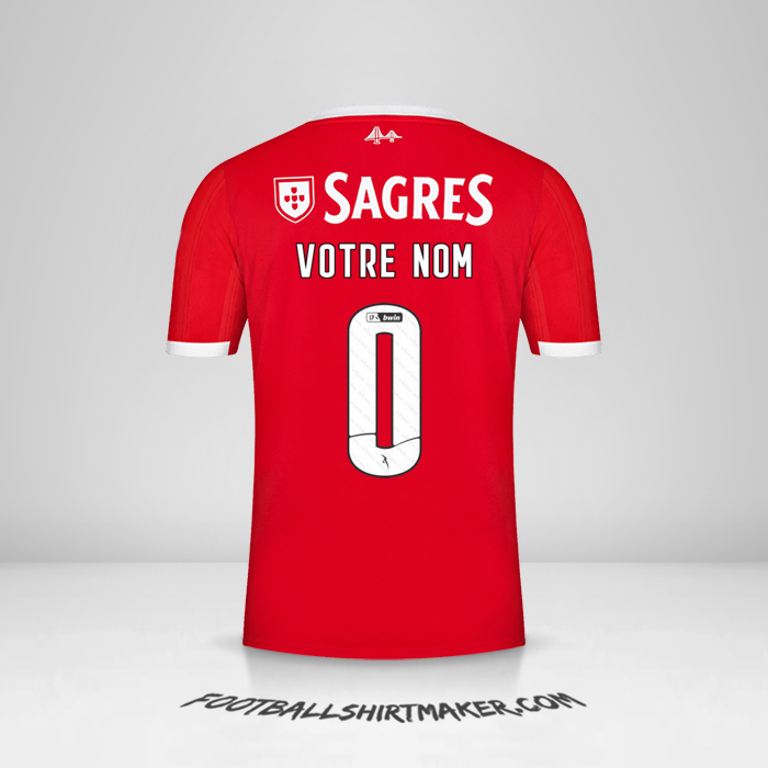 Maillot SL Benfica 2022/2023 -  votre nom - 0