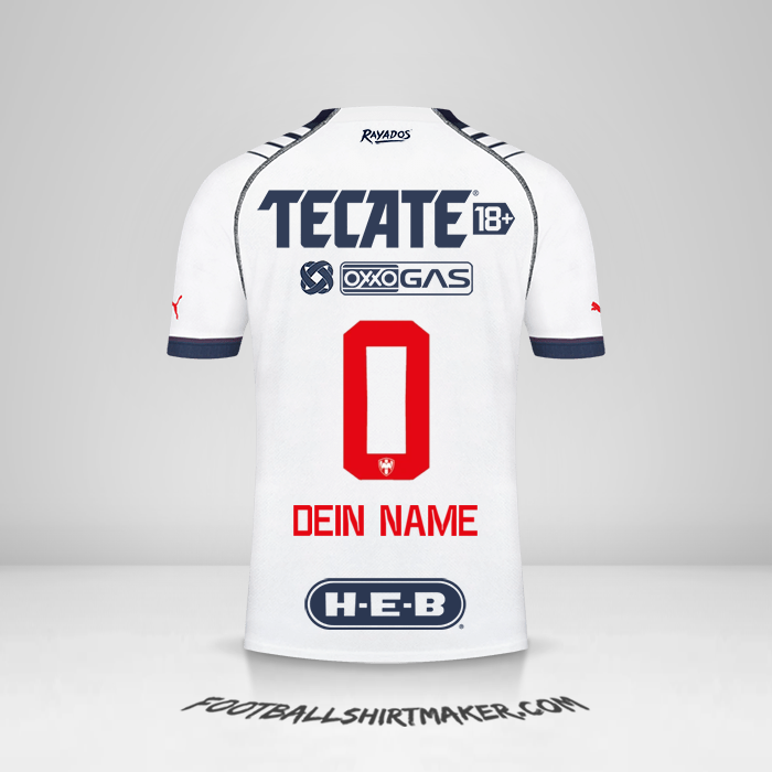 Trikot Monterrey 2022/2023 -  dein name - 0