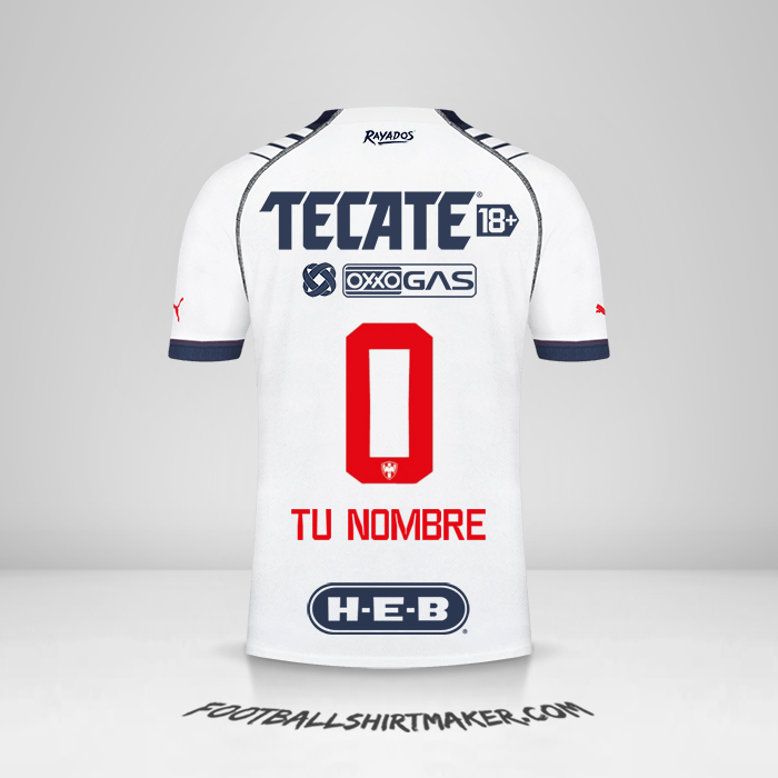 Jersey Monterrey 2022/2023 -  tu nombre - 0