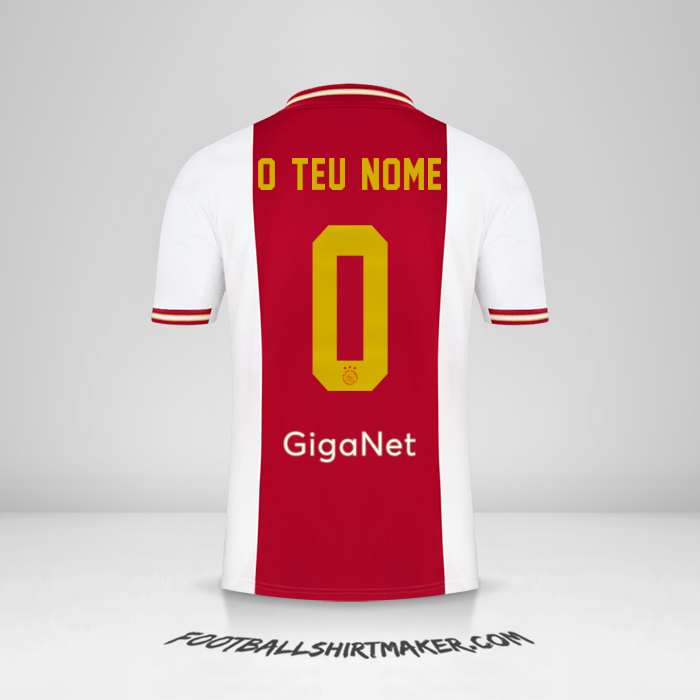 Camisola AFC Ajax 2022/2023 -  o teu nome - 0