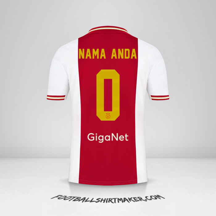 Jersey AFC Ajax 2022/2023 -  nama anda - 0