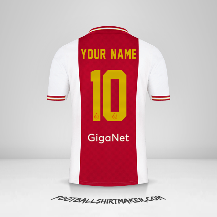 AFC Ajax 2022/2023 shirt number 10 your name