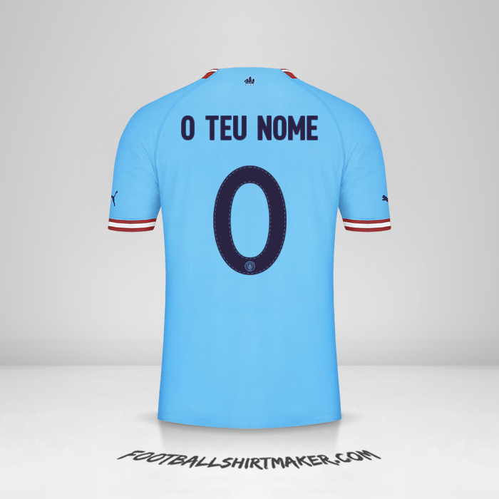 Camisola Manchester City 2022/2023 Cup -  o teu nome - 0