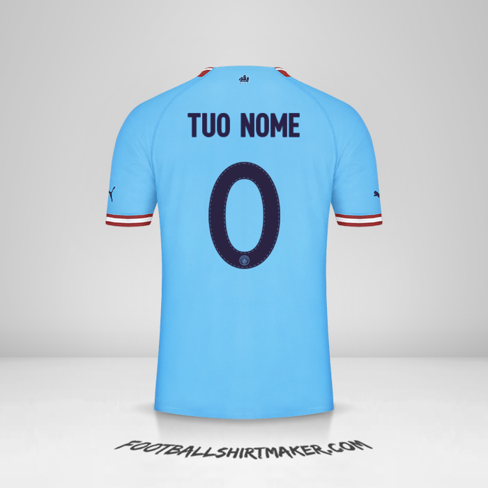 Maglia Manchester City 2022/2023 Cup -  tuo nome - 0