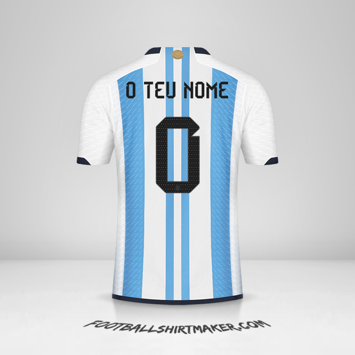 Camisola Argentina 2022 -  o teu nome - 0