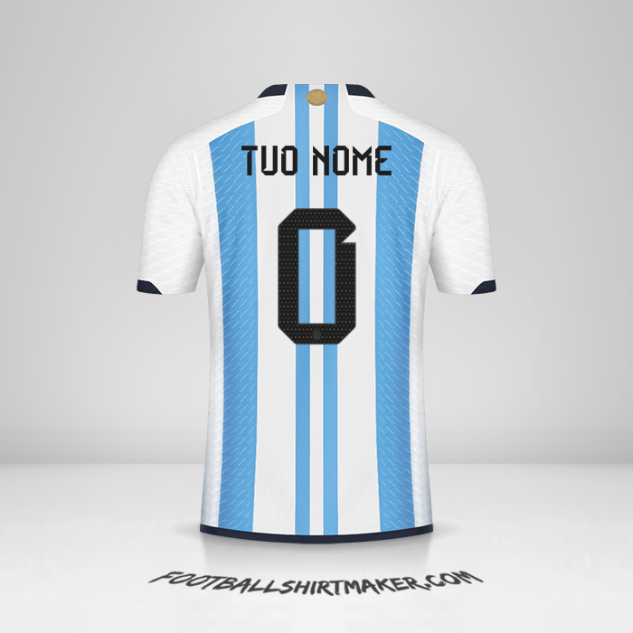 Maglia Argentina 2022 -  tuo nome - 0
