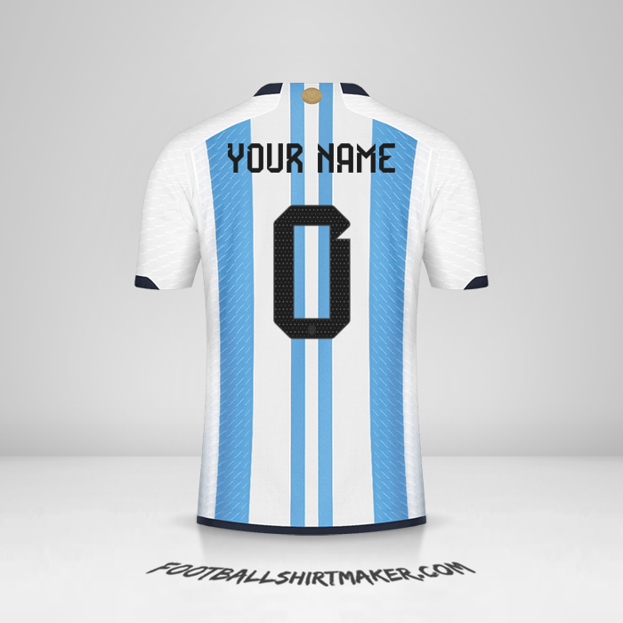 Jersey Argentina 2022 -  your name - 0