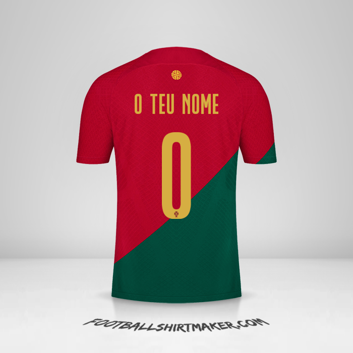 Camisola Portugal 2022 -  o teu nome - 0