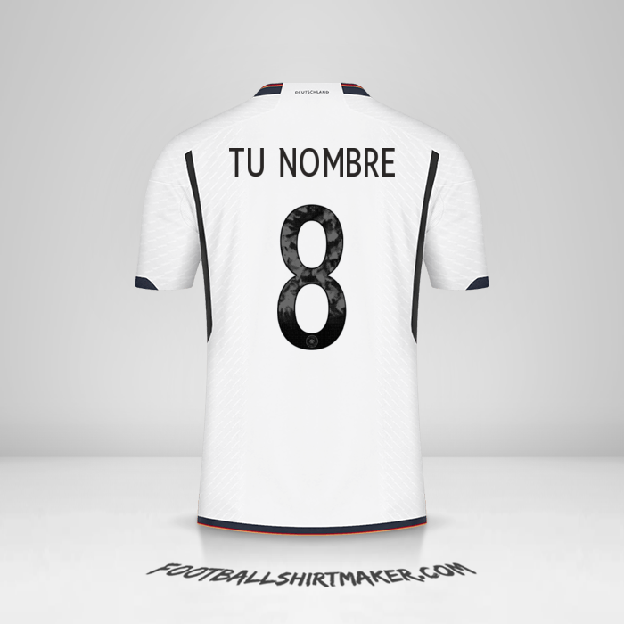 Camiseta Alemania 2022 número 8 tu nombre