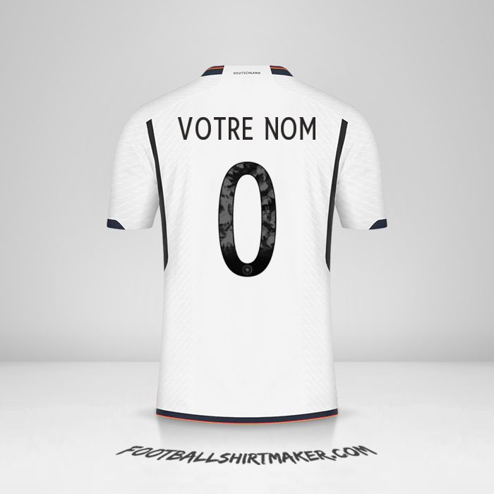 Maillot Allemagne 2022 -  votre nom - 0