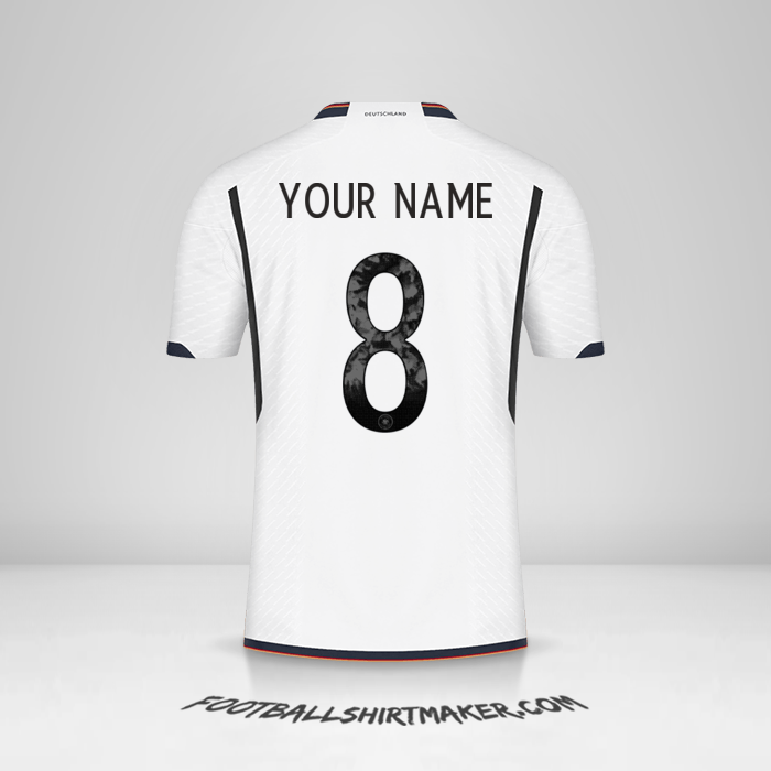 Germany 2022 shirt number 8 your name